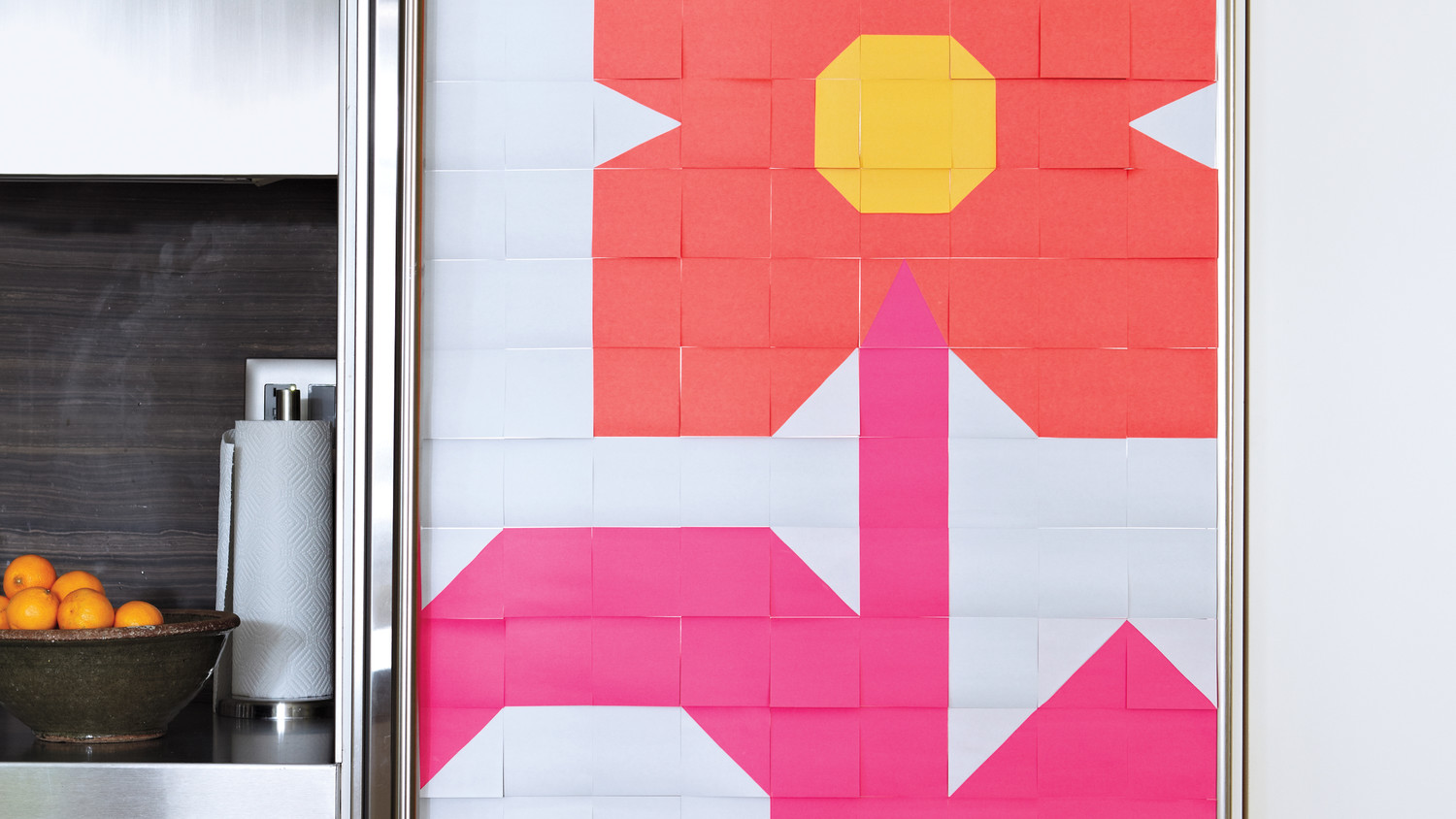 Fridge Flower Mosaic Martha Stewart