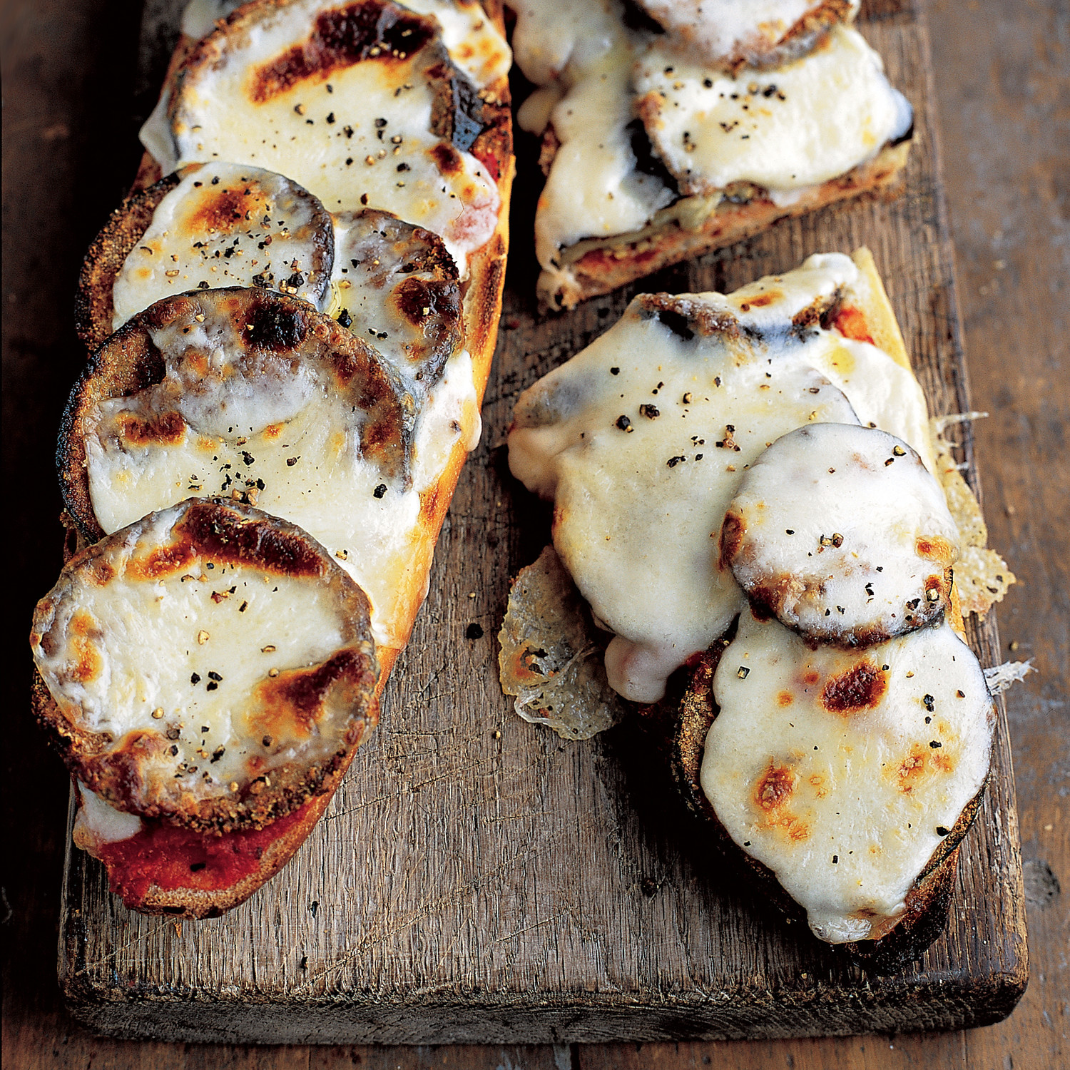 Eggplant and Mozzarella Melt