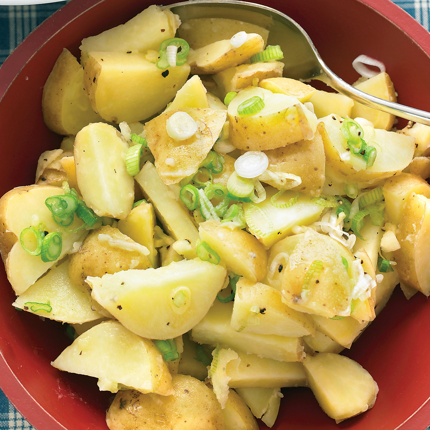 Tangy Potato Salad With Scallions