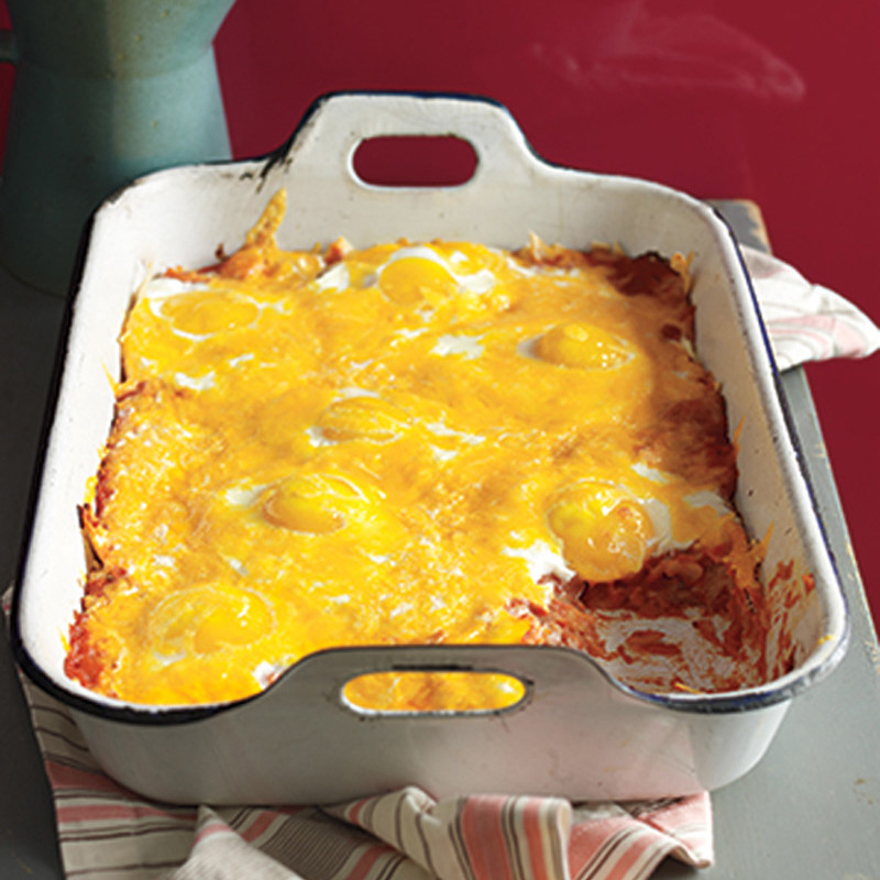 Baked Eggs and Tortillas In Creamy Tomato Sauce