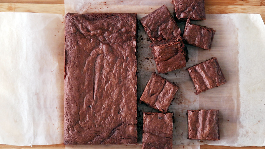 Video TripleChocolate Brownies Martha Stewart