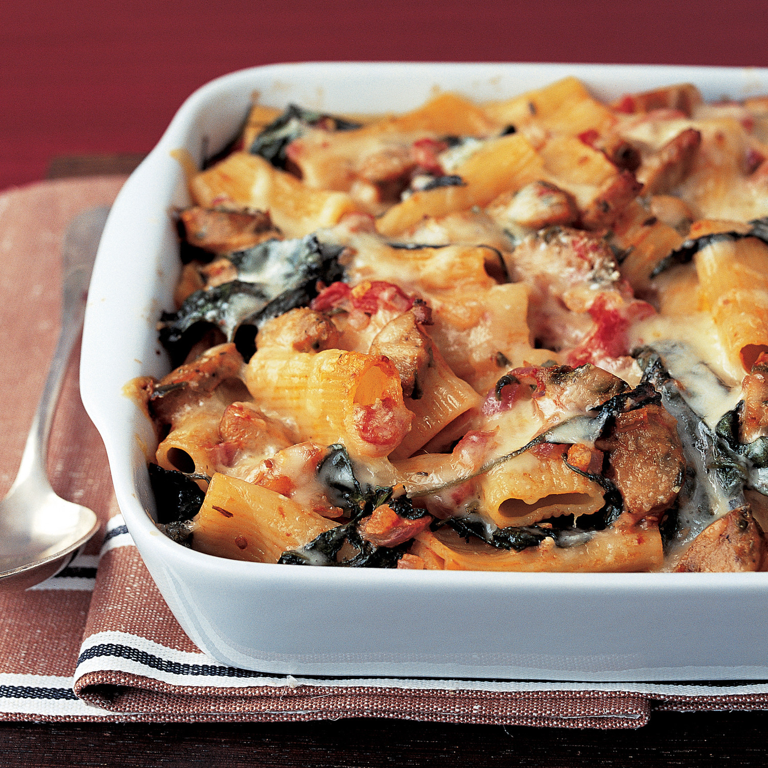 Baked Pasta with Chicken Sausage