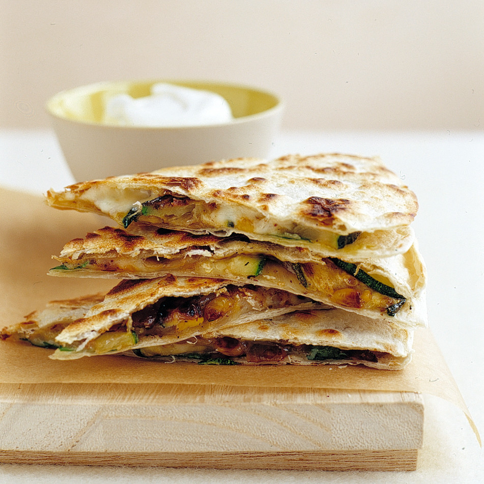 Zucchini Quesadillas