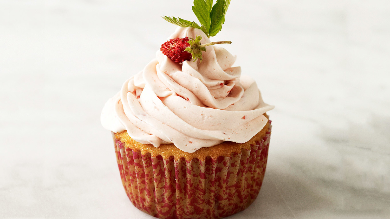 Martha's Strawberry Cupcakes