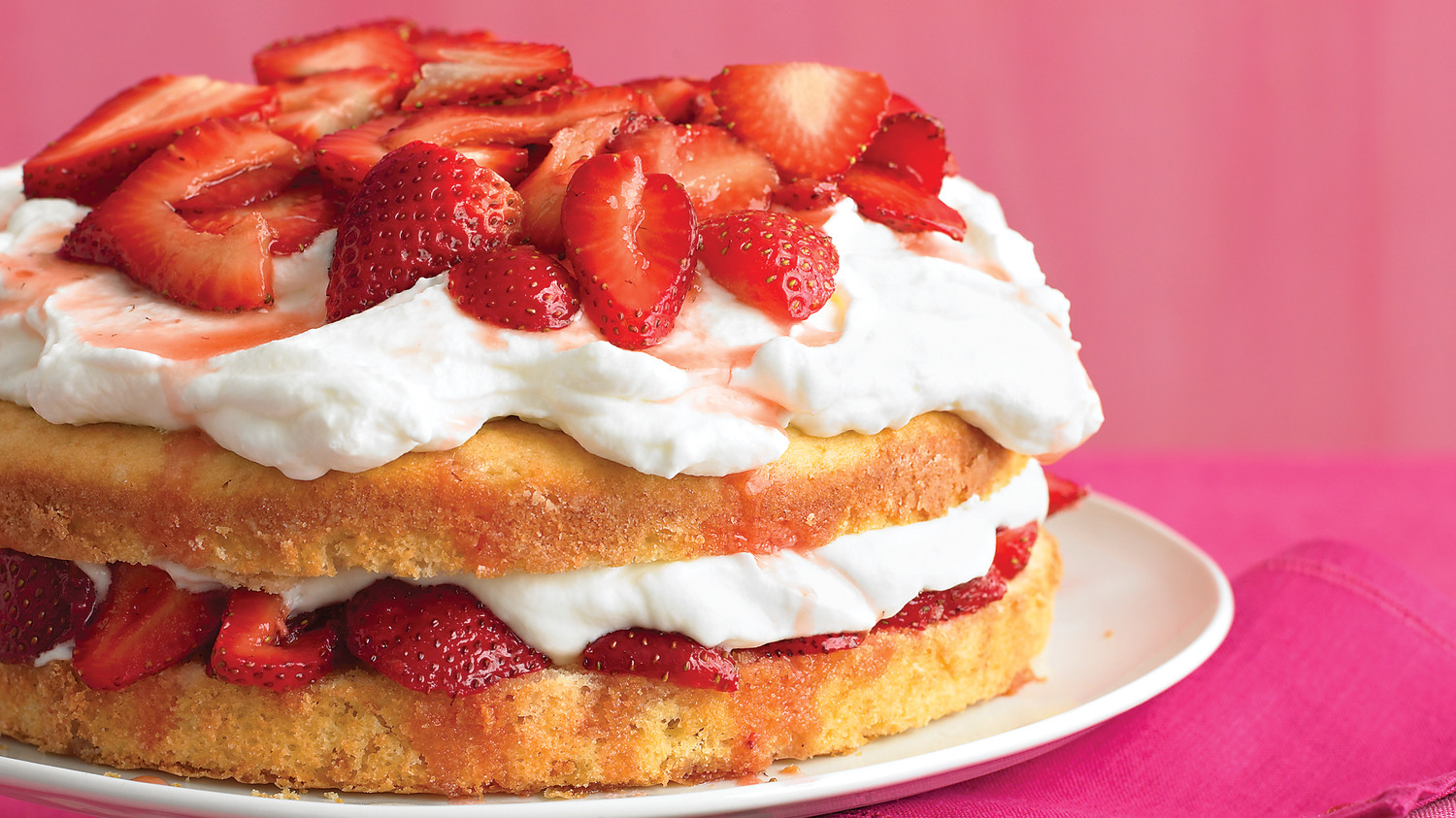 Strawberry Cream Cake