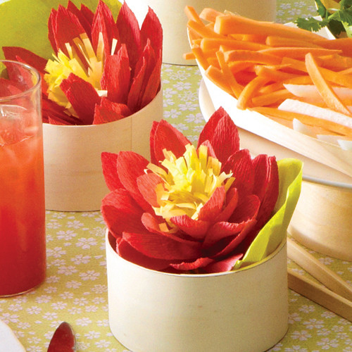 CrepePaper Lotus Blossoms Martha Stewart