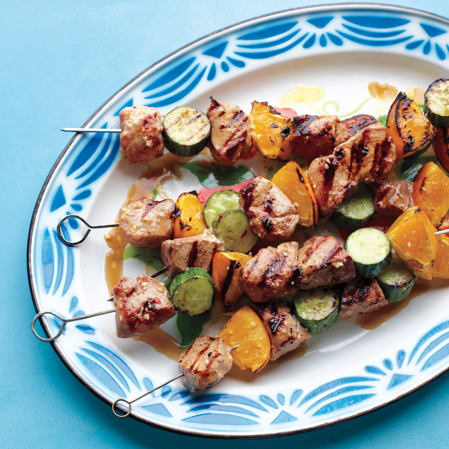 Mojo Pork Kebabs