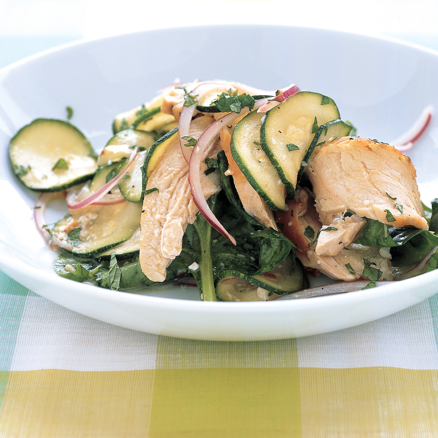 Zucchini and Chicken Salad