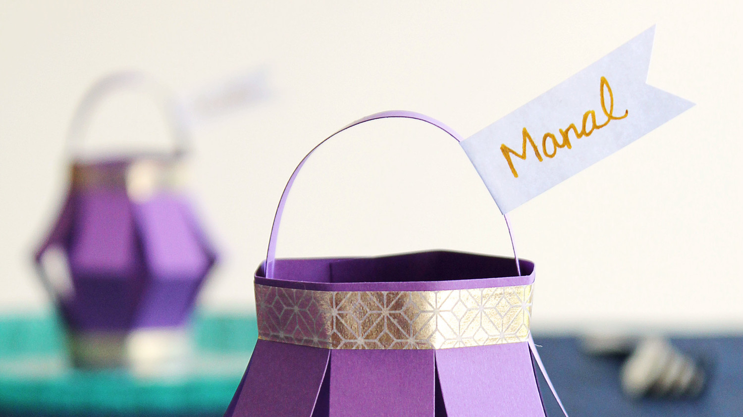 Ramadan Paper Lantern Place Cards  Martha Stewart