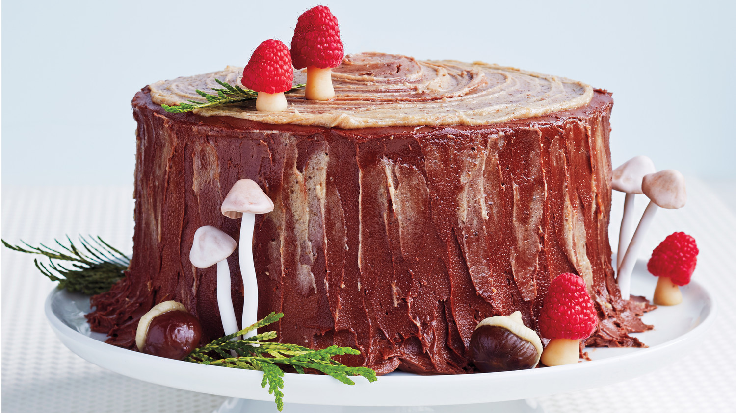 Yule-Log Layer Cake