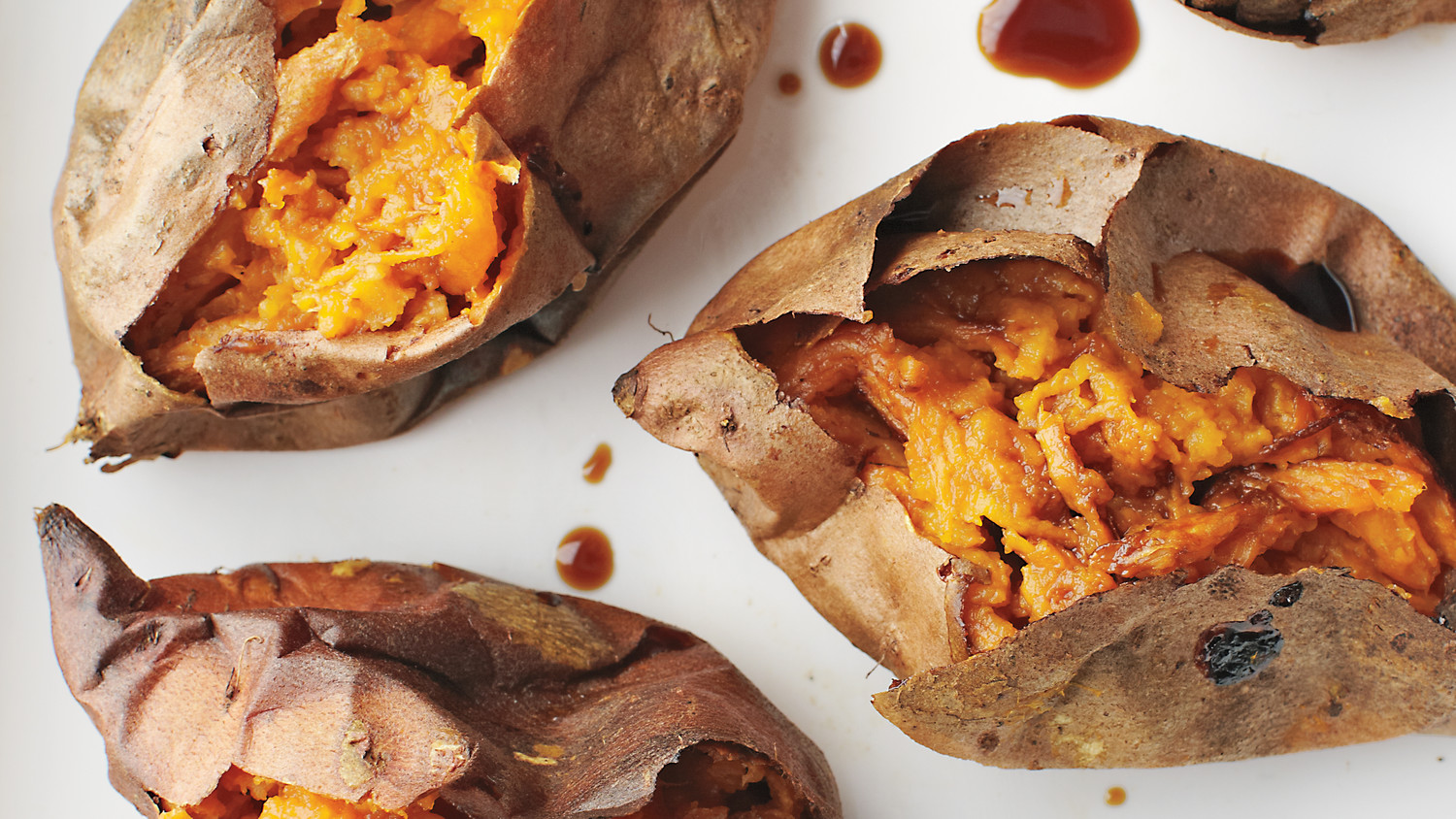 Roasted Sweet Potatoes and Soy Sauce