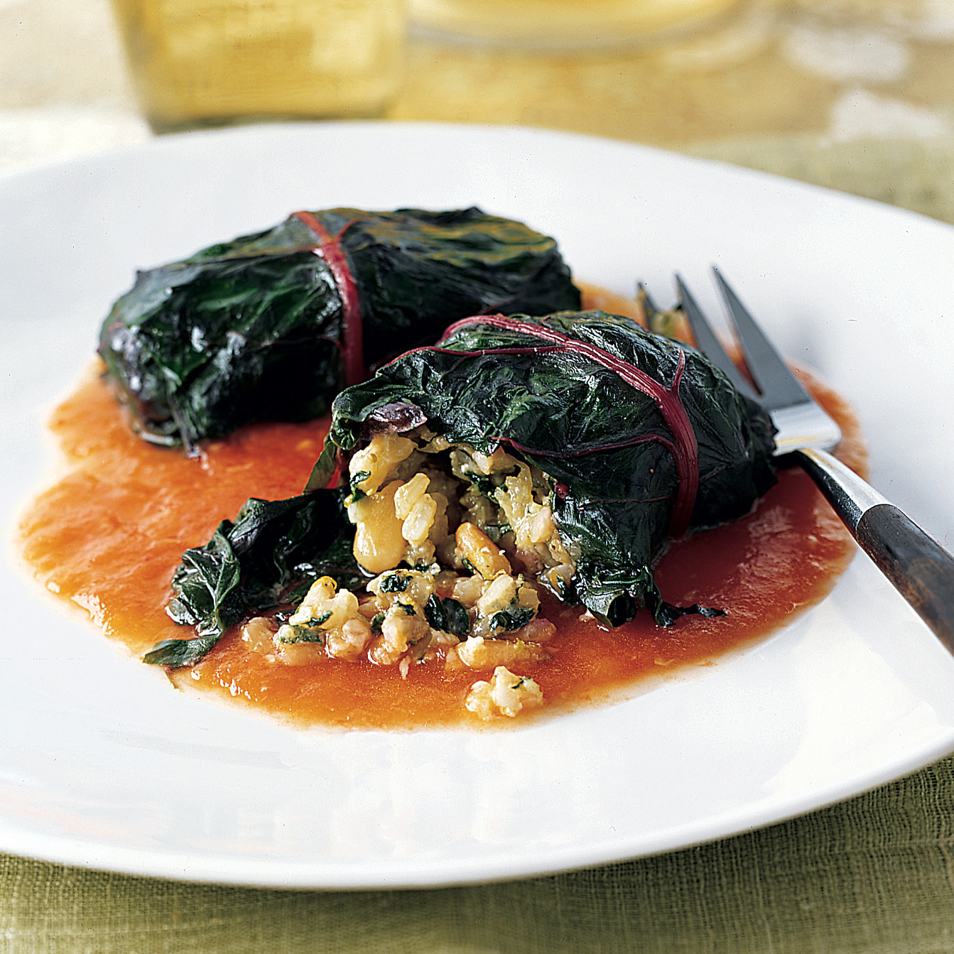 stuffed swiss chard