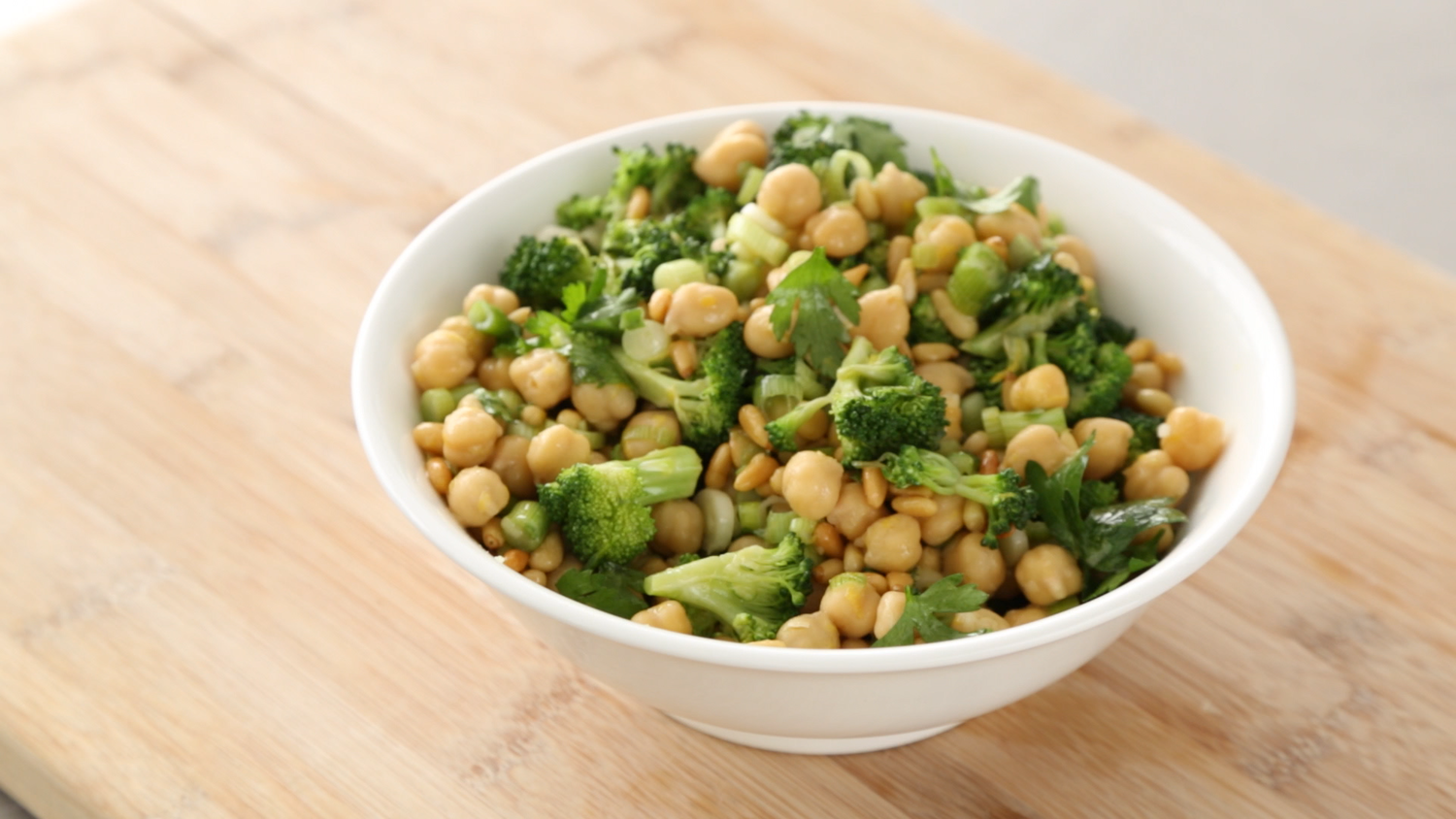 Video Broccoli and Chickpea Salad Martha Stewart