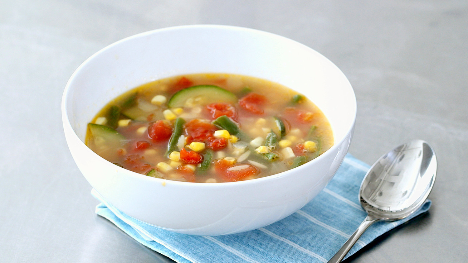 Video: Late-Summer Vegetable Soup Recipe | Martha Stewart