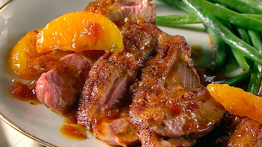 Duck Breast A L'Orange Recipe | Martha Stewart