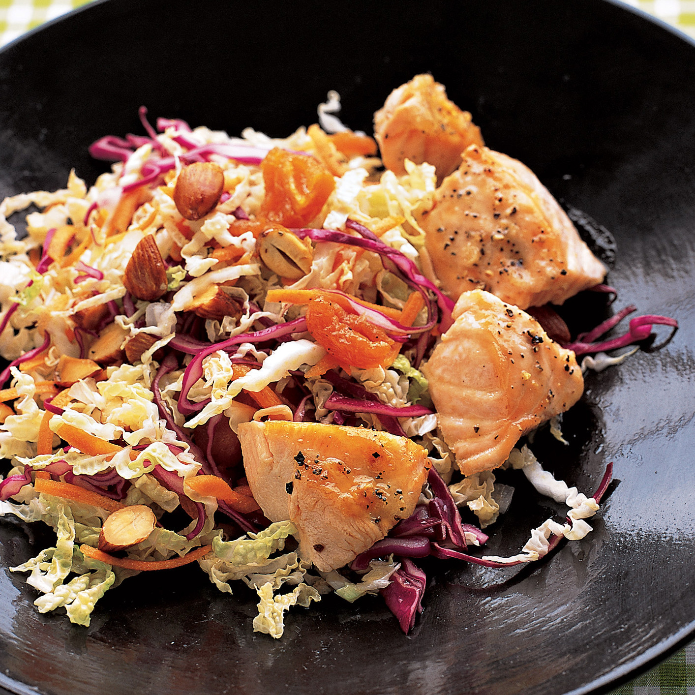 Asian Salad with Salmon