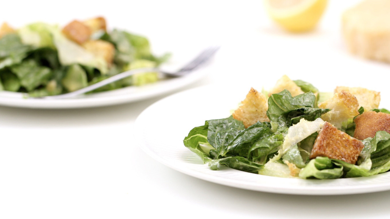 Video Caesar Salad for Two Martha Stewart