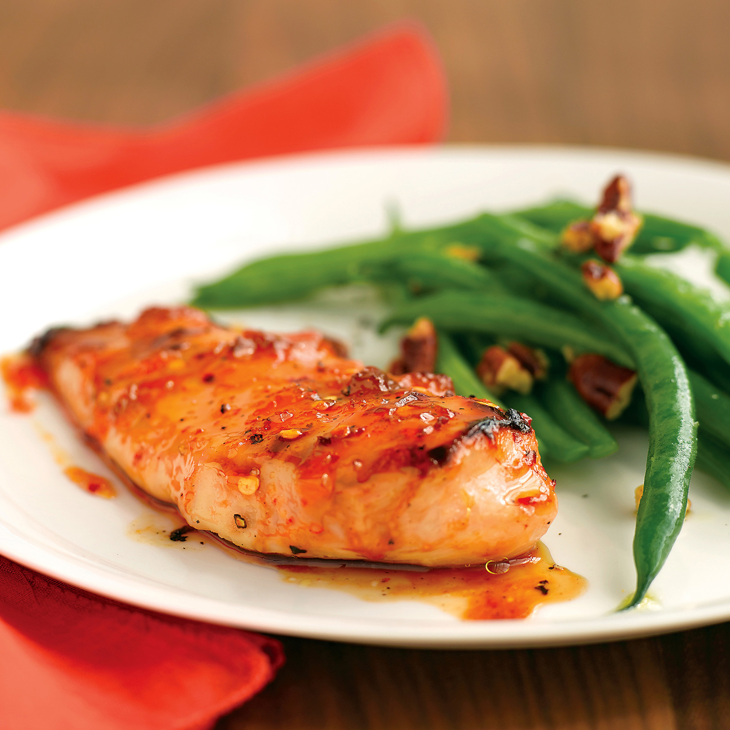 Spicy Apricot-Glazed Chicken