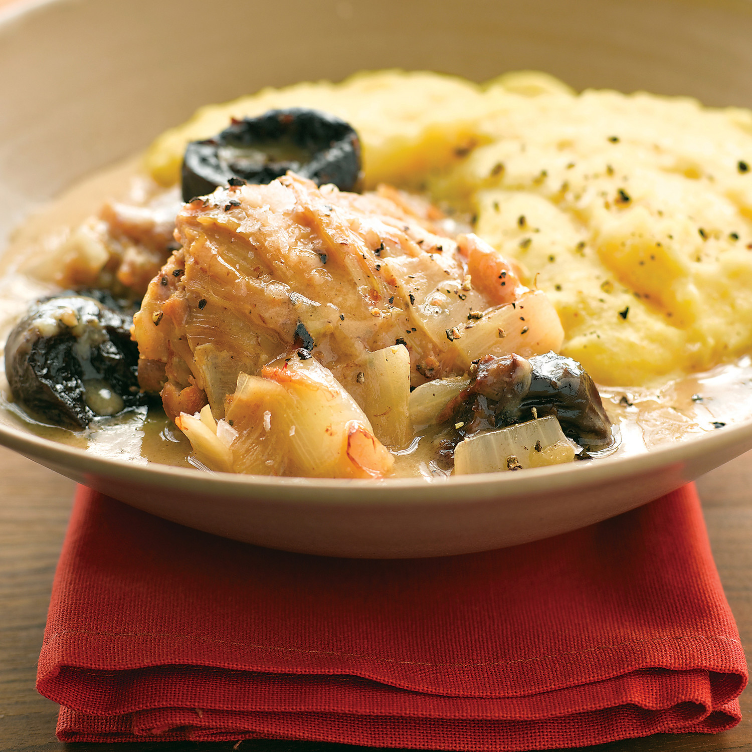 Braised Chicken with Dried Plums