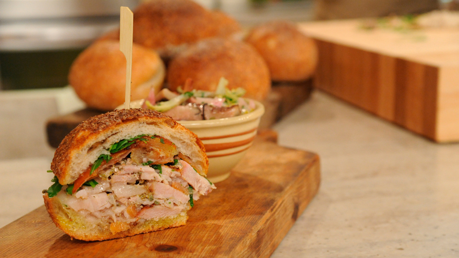 Porchetta Sandwich