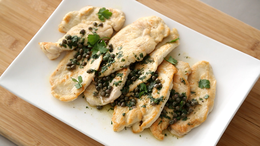 Video Sauteed Chicken with Capers Martha Stewart