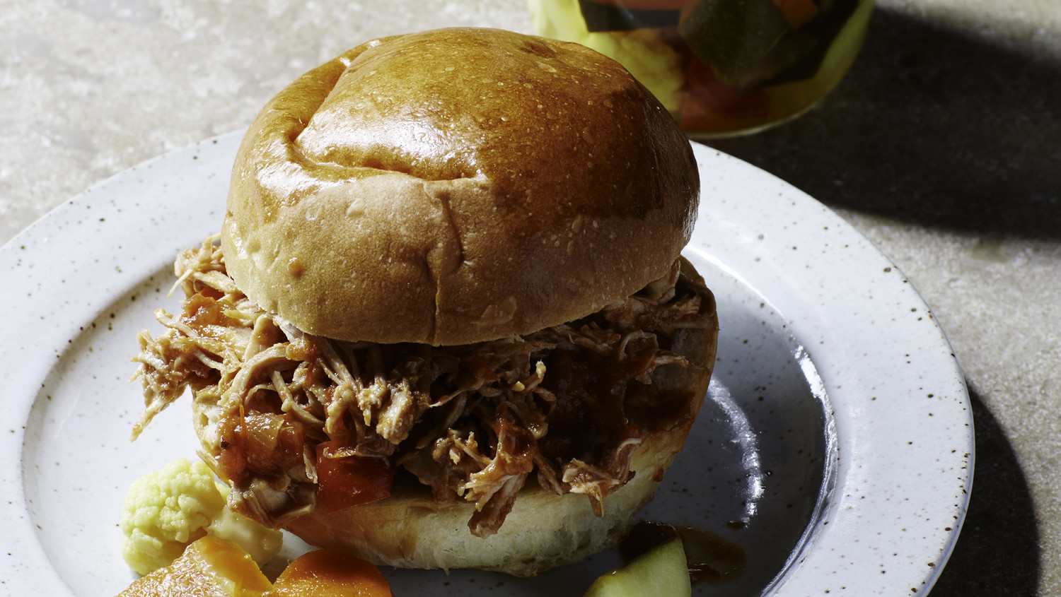 Slow-Cooker Spicy Buffalo Chicken Sandwiches