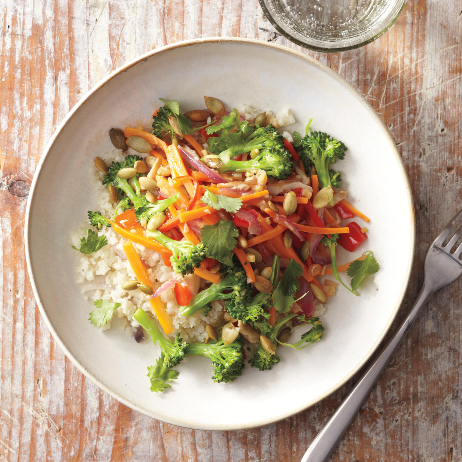 Cauliflower "Rice" Stir-Fry