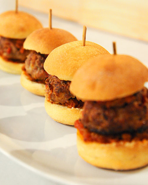 Spicy Pork Meatball Sliders Recipe & Video Martha Stewart
