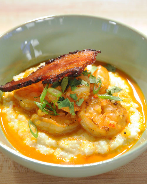 Shrimp and Cheese Grits Recipe & Video Martha Stewart