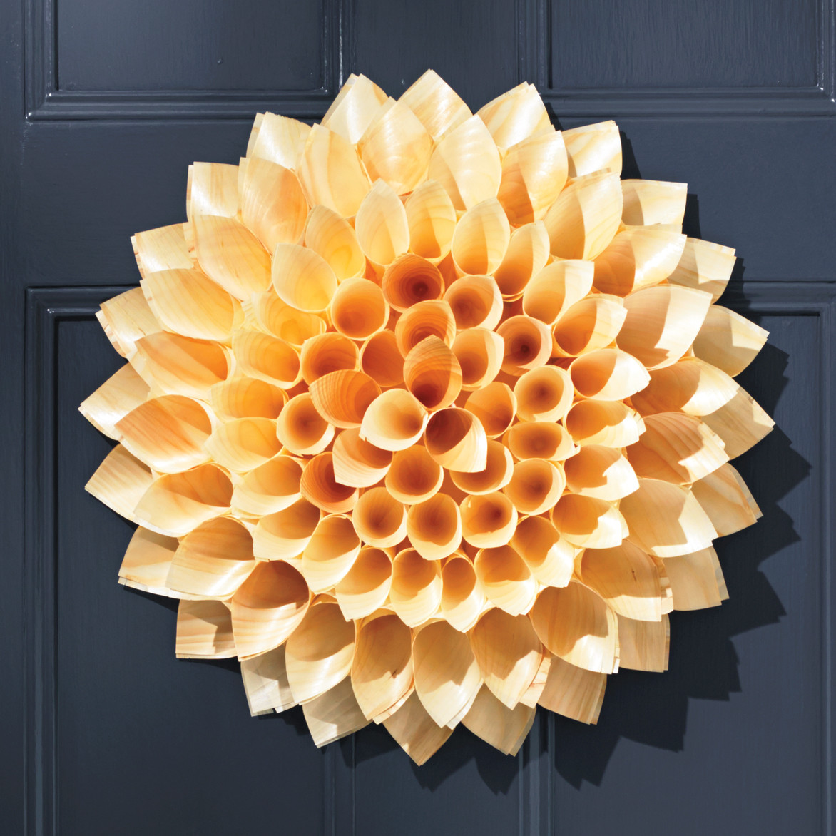 Wooden Cone Wreath | Martha Stewart