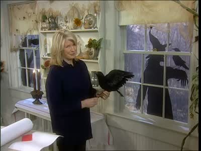 Video: Halloween Window Sillouettes | Martha Stewart