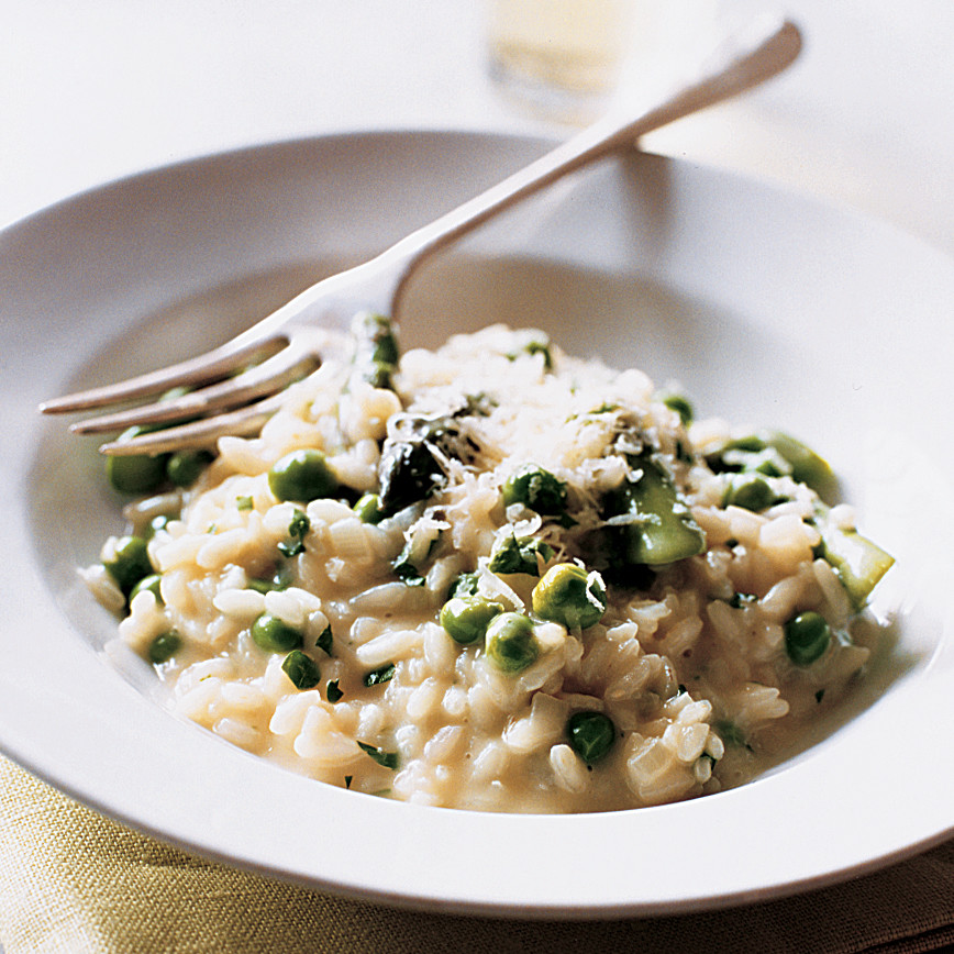 Lemon Risotto with Asparagus and Peas
