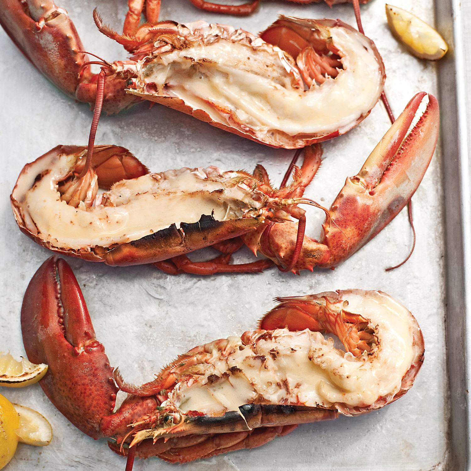 Lobsters with Beurre Blanc