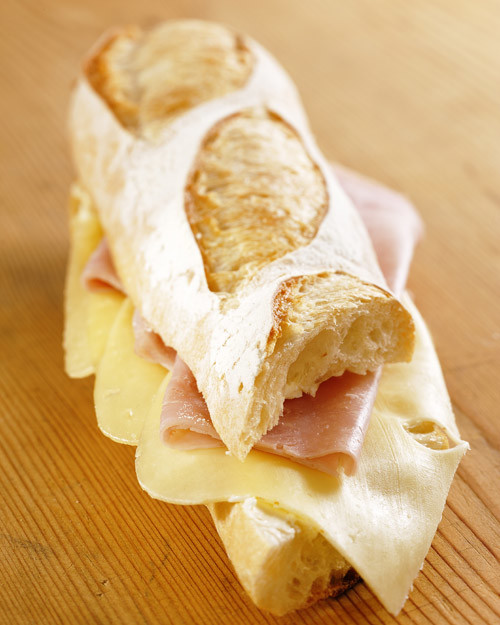 Ham-and-Cheese Baguette Recipe & Video | Martha Stewart