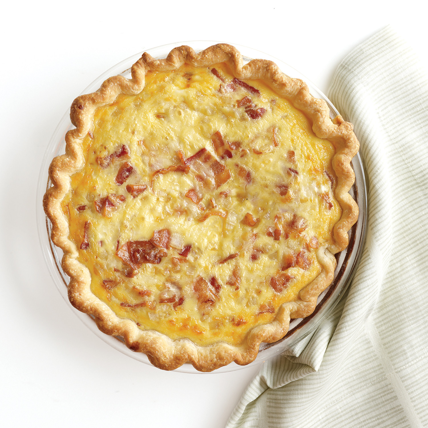 BaconCheese Quiche