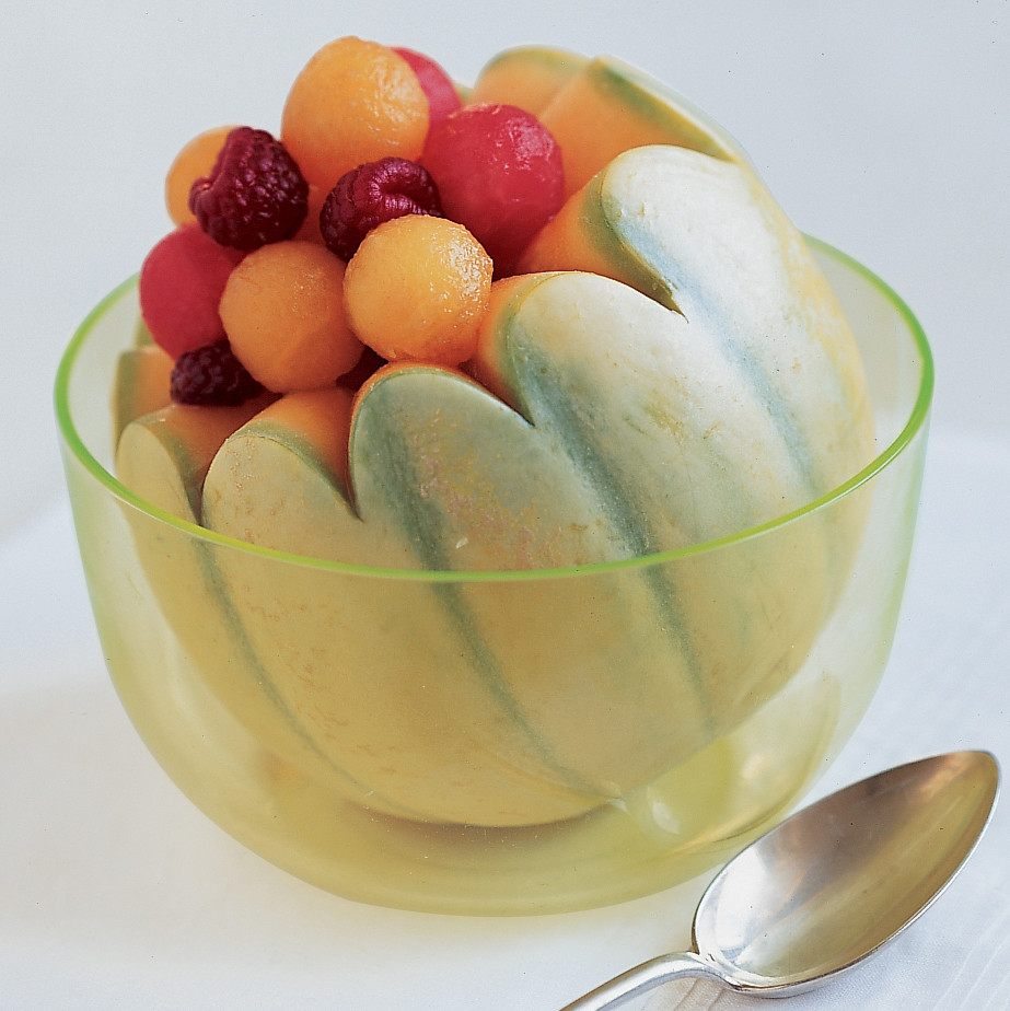 Cavaillon Melon with Port Wine, Watermelon, and Berries
