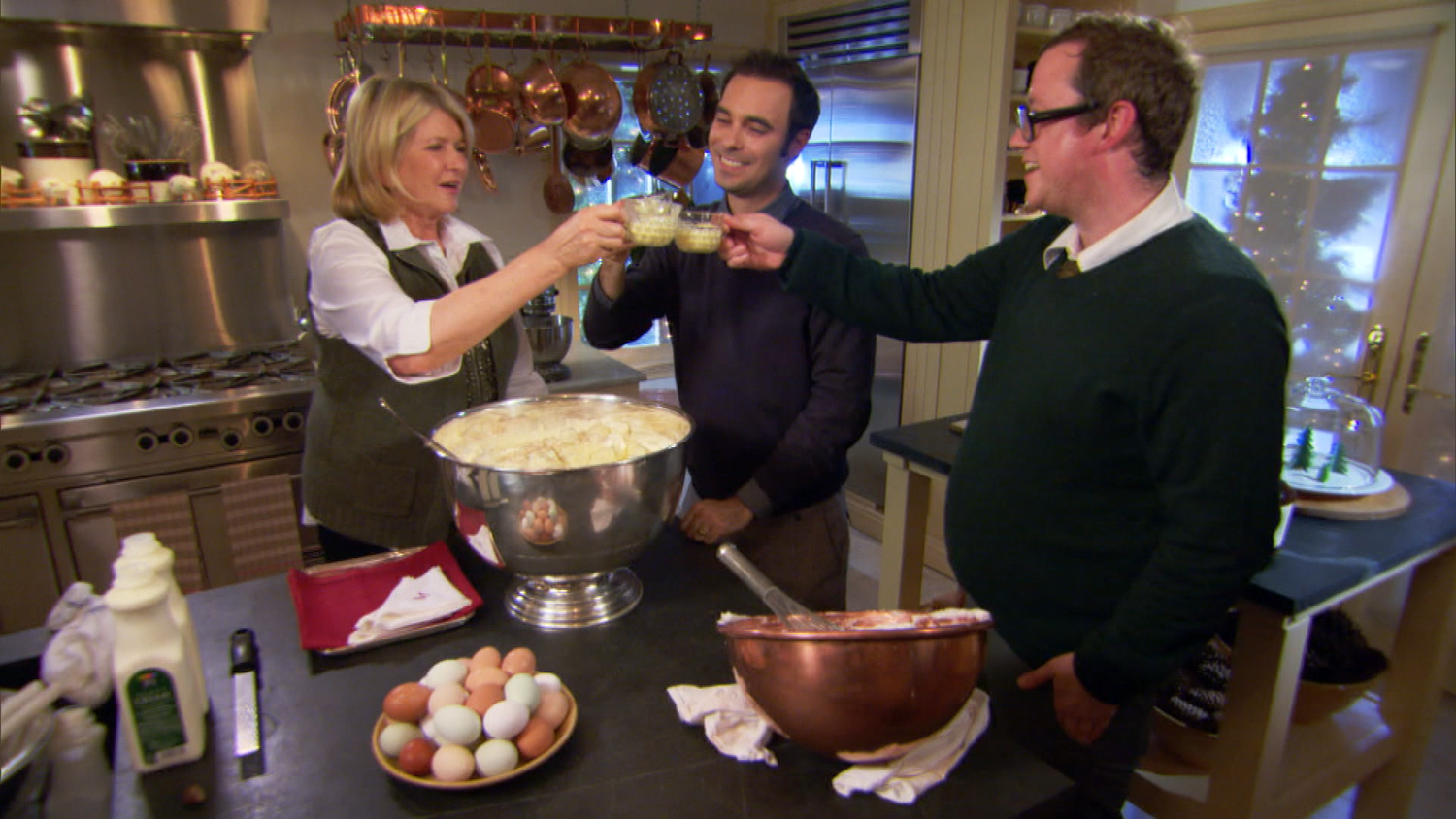 Video Classic Holiday Eggnog Recipe Martha Stewart