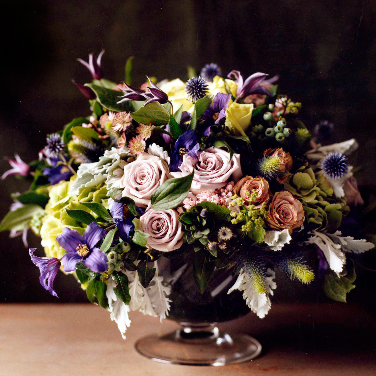 Vegetarian Christmas Centerpiece : Low centerpiece martha stewart