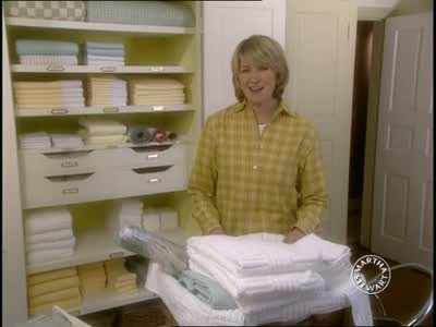 Video Organize Your Linen Closet Martha Stewart