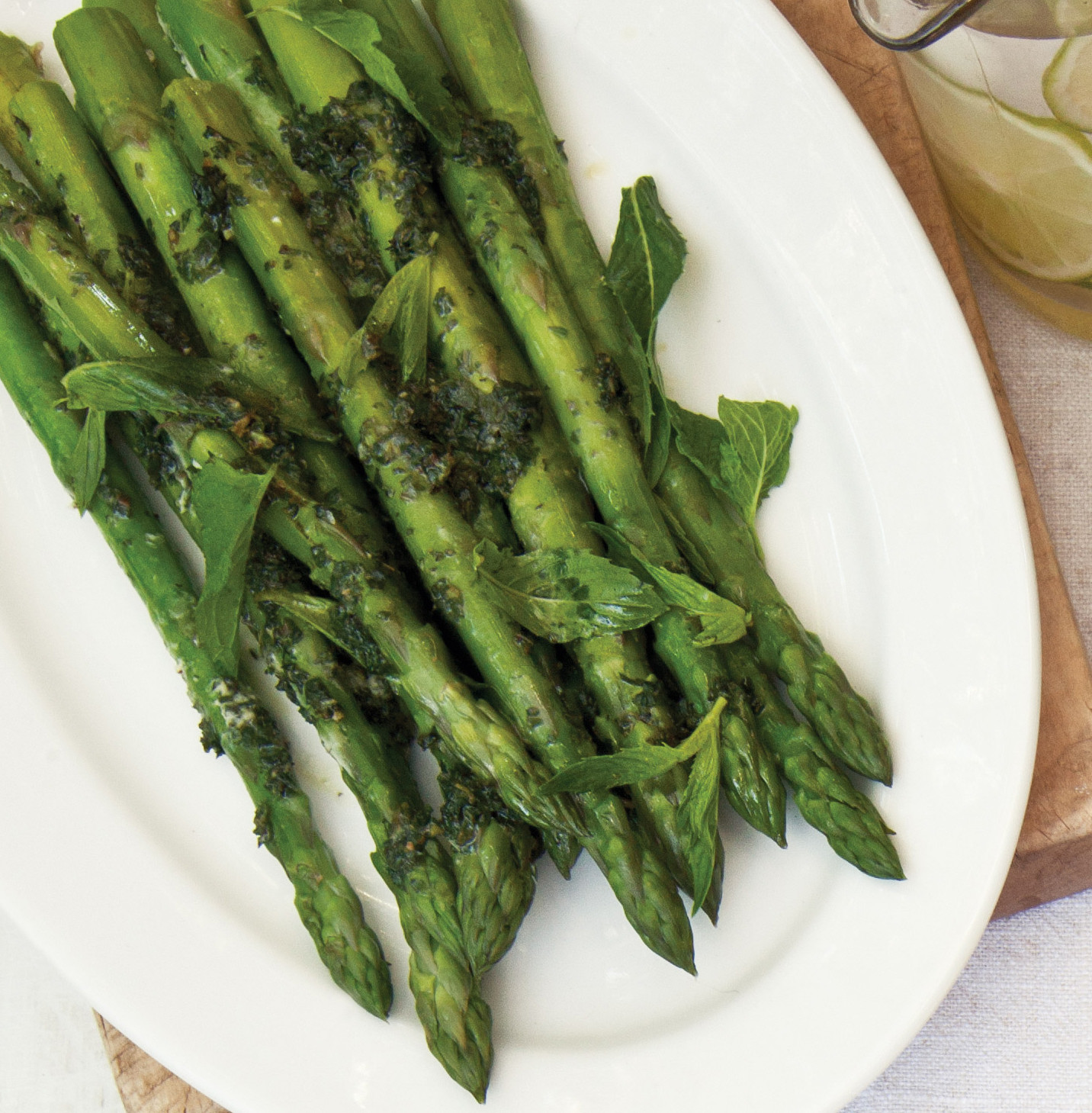 Asparagus with Mint Butter