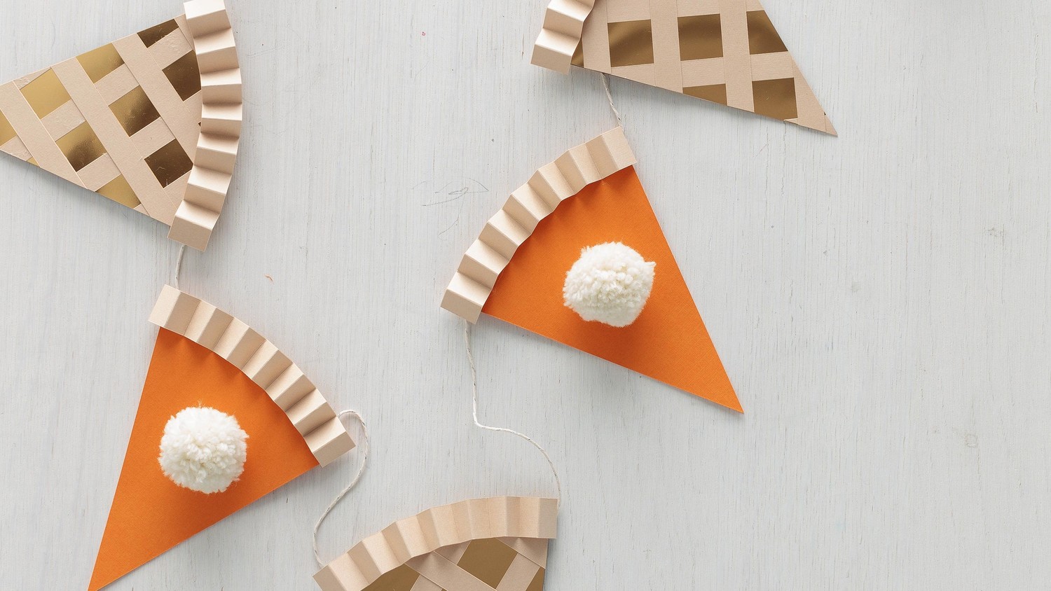 cut out paper christmas garland