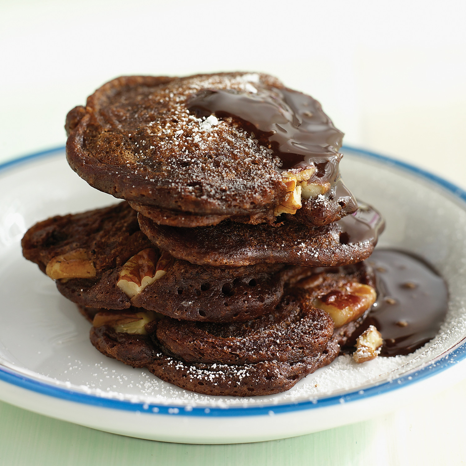 ChocolatePecan Pancakes Recipe Martha Stewart