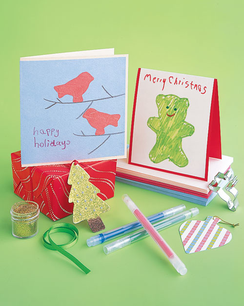 christmas cards for kids martha stewart
