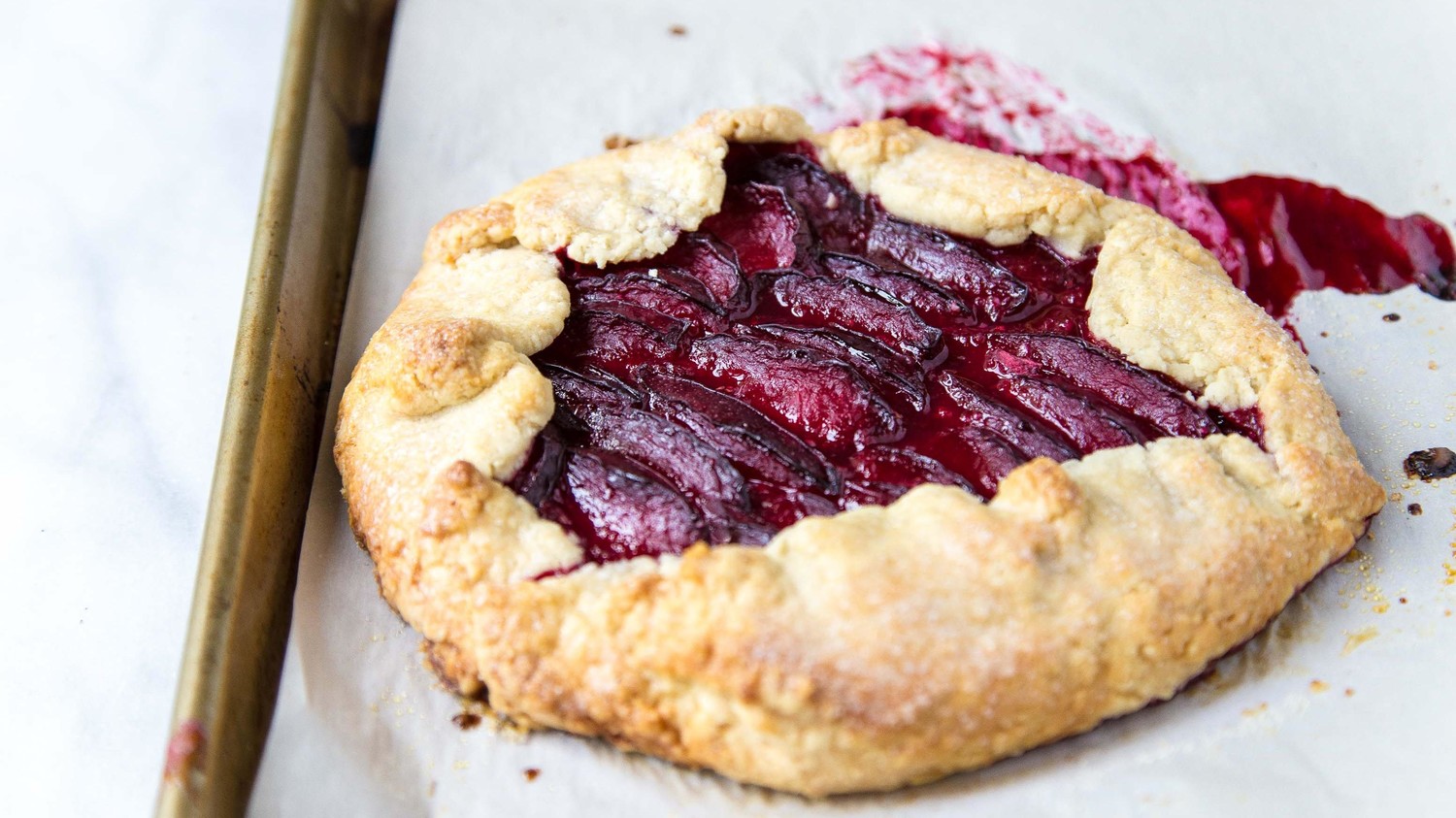 A Plump Plum Galette for Two Martha Stewart