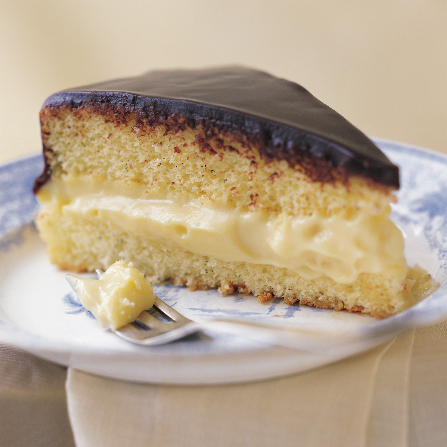 Traditional Boston Cream Pie