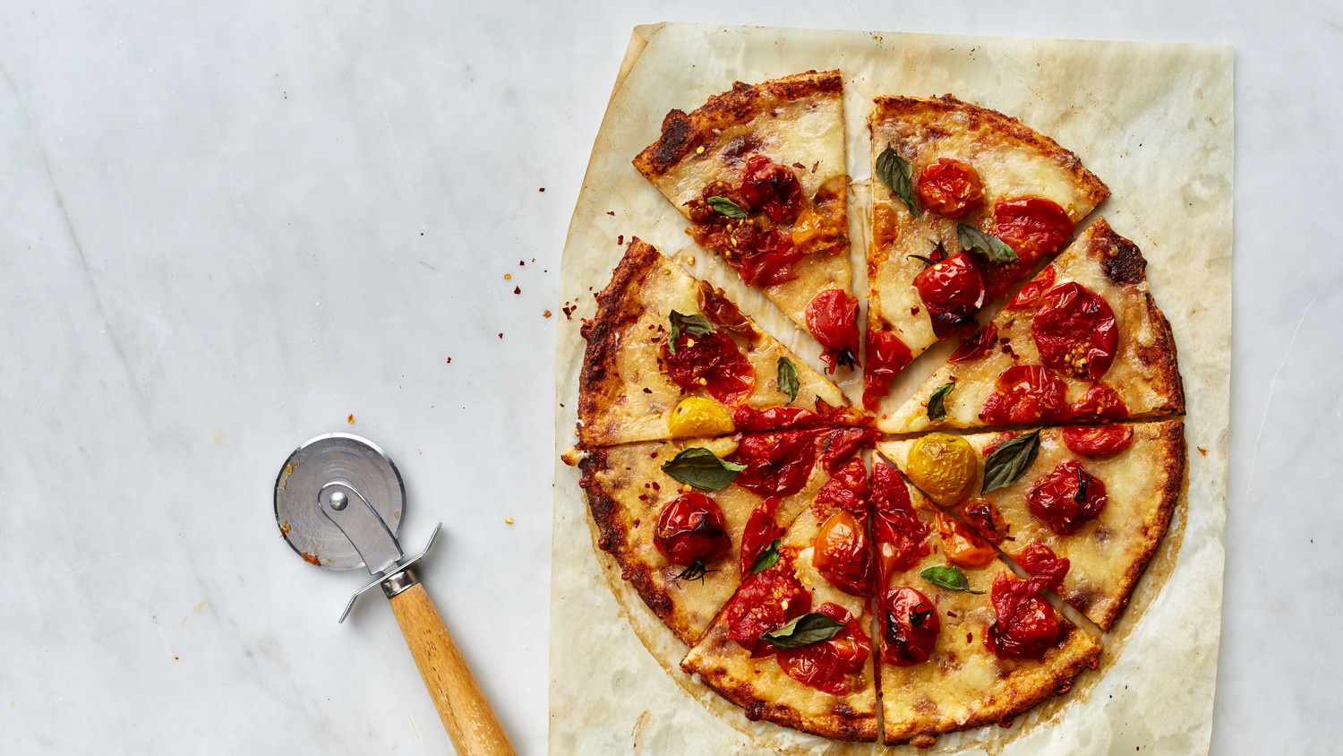 Cauliflower Crust Pizza Margherita