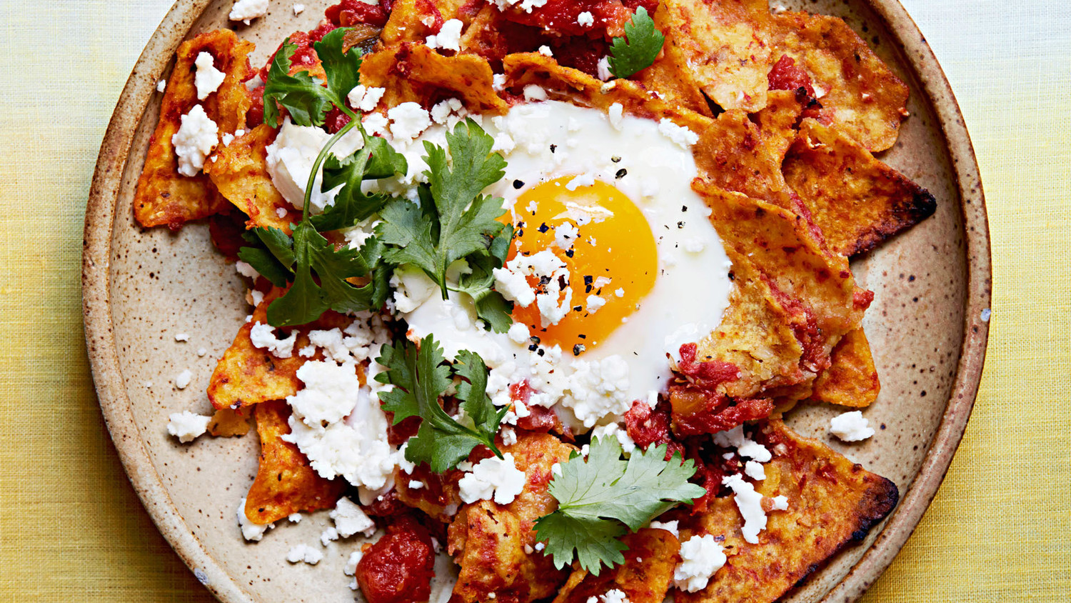 Chilaquiles Egg Bake