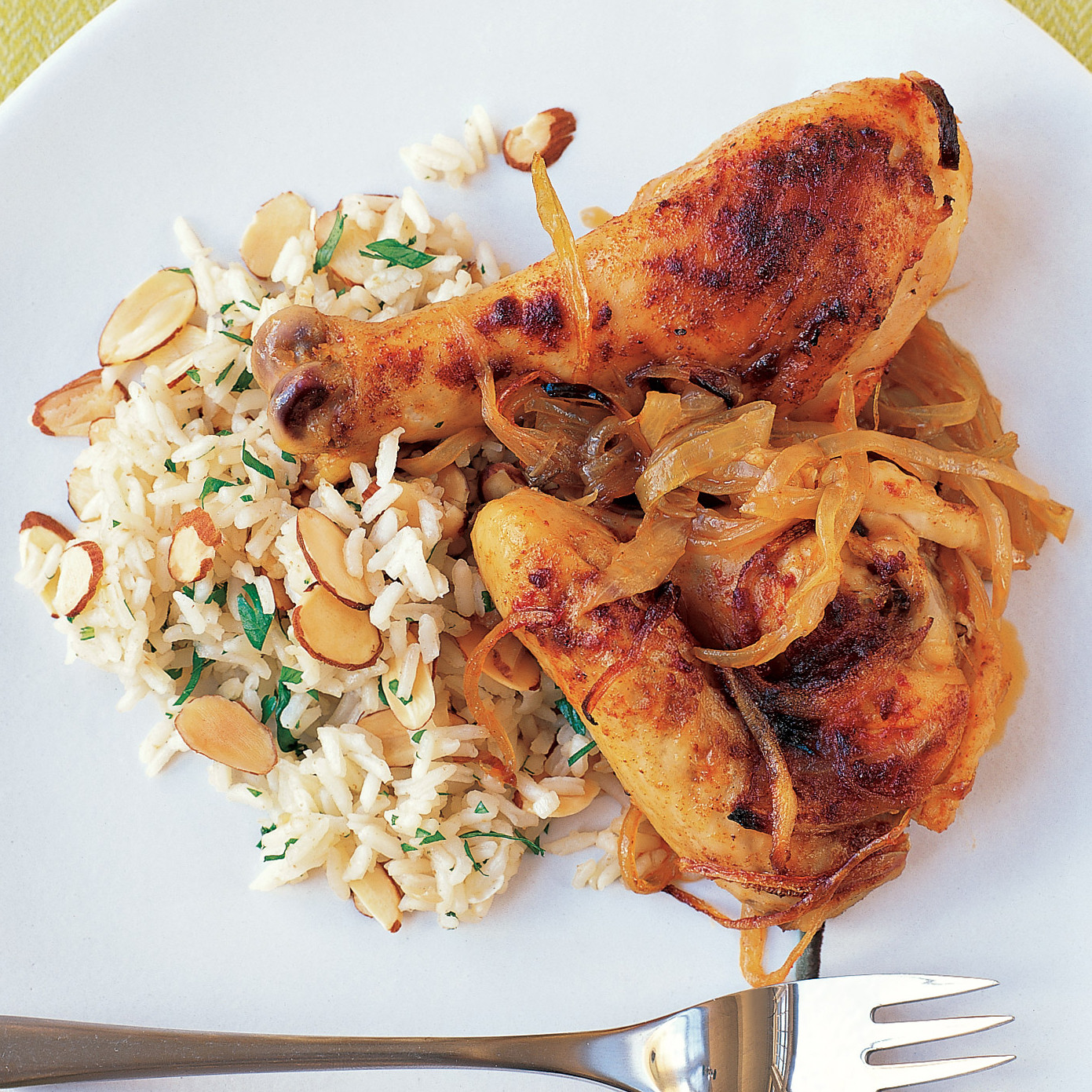 Baked Chicken and Onions