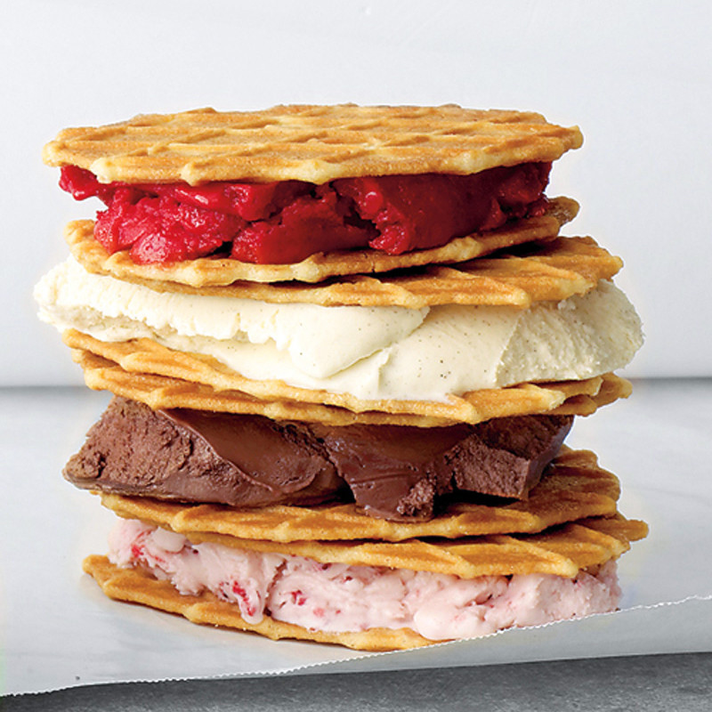 Ice Cream Waffle Sandwich