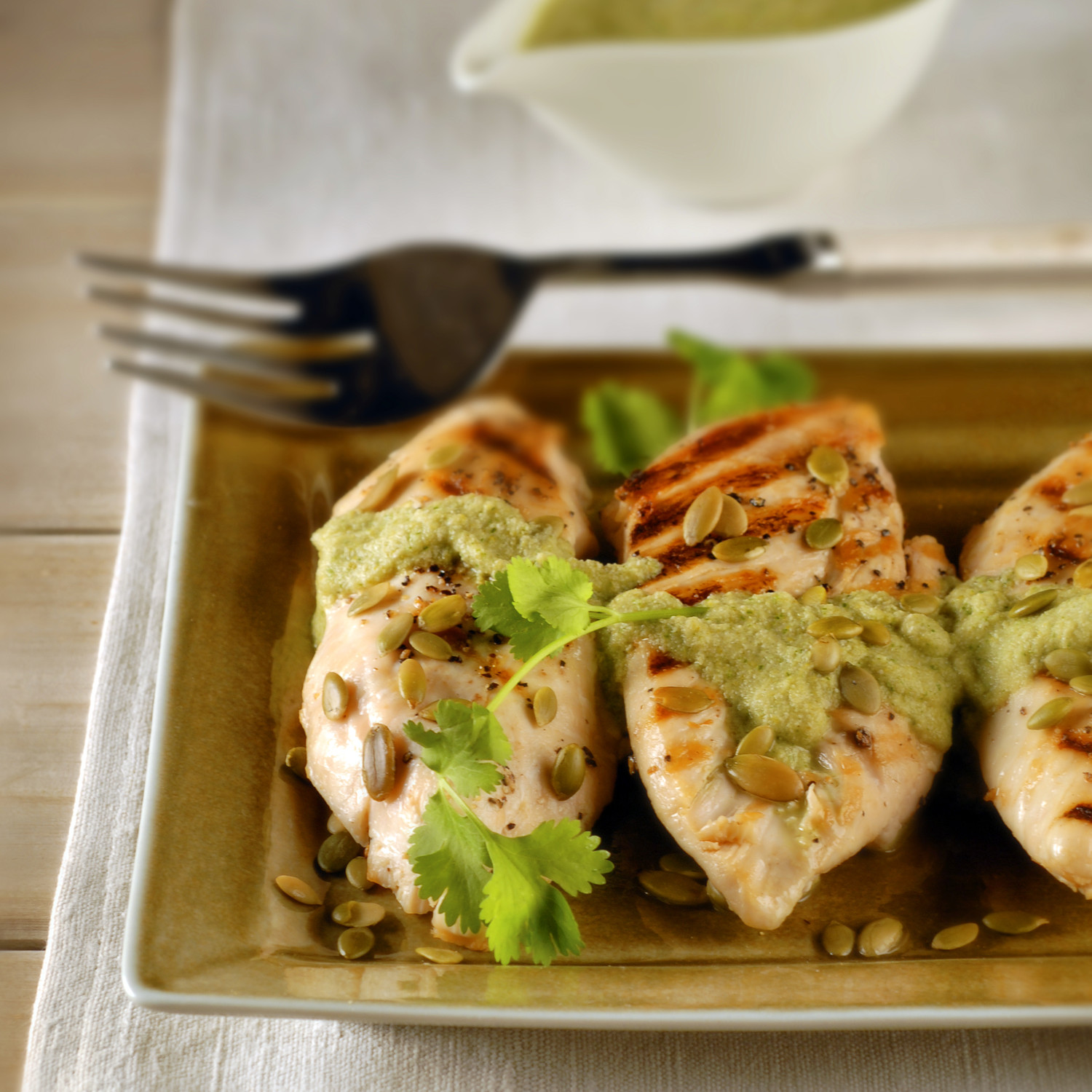 Grilled Chicken with PumpkinSeed Sauce